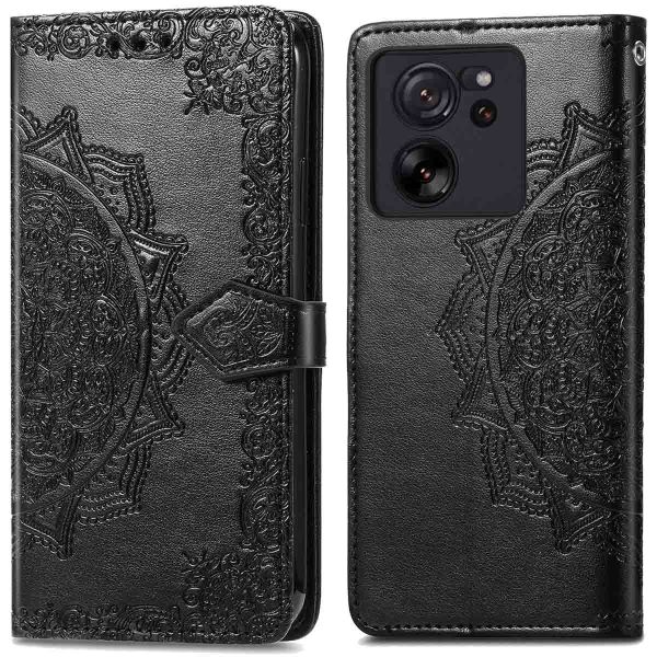 iMoshion Etui de téléphone portefeuille Mandala Xiaomi 13T / 13T Pro - Noir