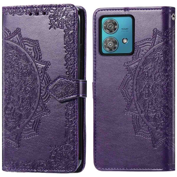 iMoshion Etui de téléphone portefeuille Mandala Motorola Edge 40 Neo - Violet