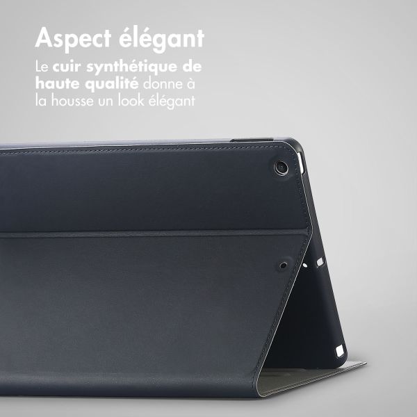 Accezz Housse Classic Tablet Stand iPad 9 (2021) / iPad 8 (2020) / iPad 7 (2019) 10.2 pouces - Noir