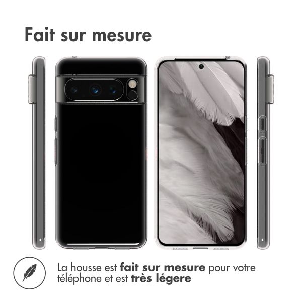 Accezz Coque Clear Google Pixel 8 Pro - Transparent