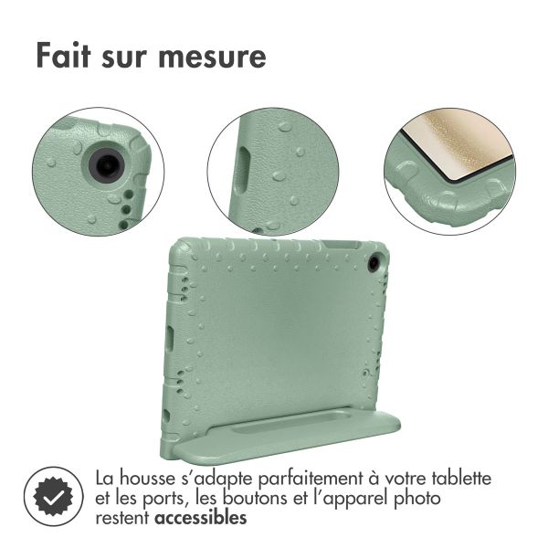 imoshion Coque kidsproof avec poignée Samsung Galaxy Tab A9 Plus - Olive Green