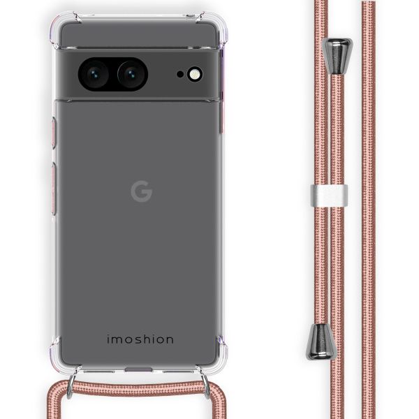 iMoshion Coque avec dragonne Google Pixel 7 - Rose Dorée