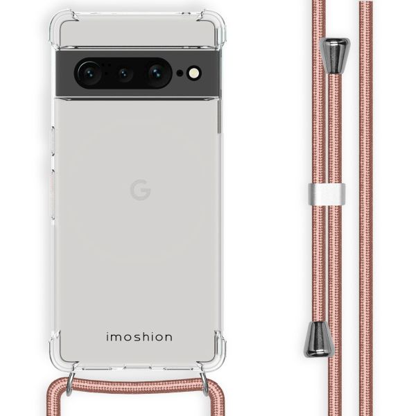 imoshion Coque avec dragonne Google Pixel 7 Pro - Rose Dorée