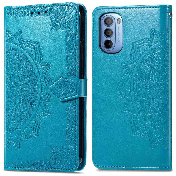 iMoshion Etui de téléphone portefeuille Mandala Motorola Moto G14 - Turquoise