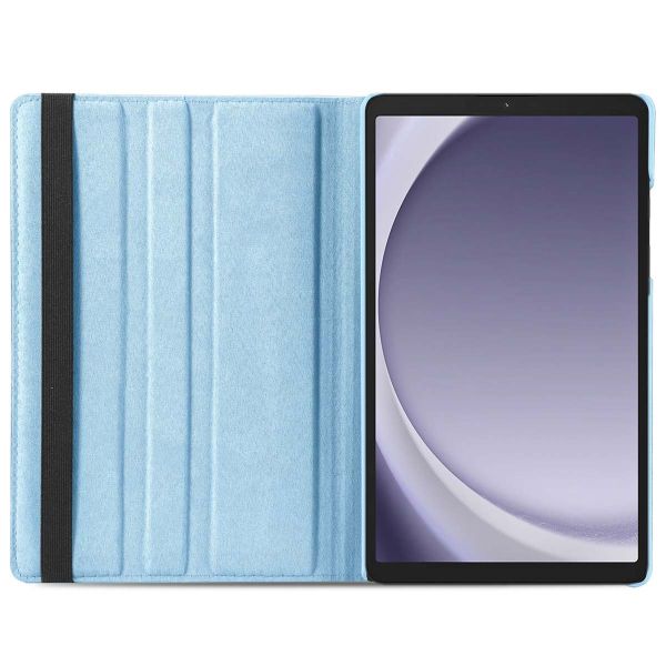 imoshion Coque tablette rotatif à 360° Samsung Galaxy Tab A9 8.7 pouces - Turquoise