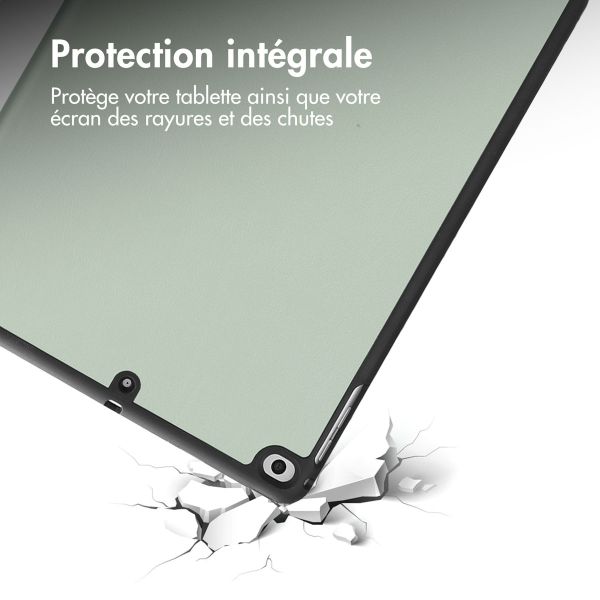 imoshion Coque tablette Trifold iPad 6 (2018) 9.7 pouces / iPad 5 (2017) 9.7 pouces / Air 2 (2014) / Air 1 (2013) - Vert clair