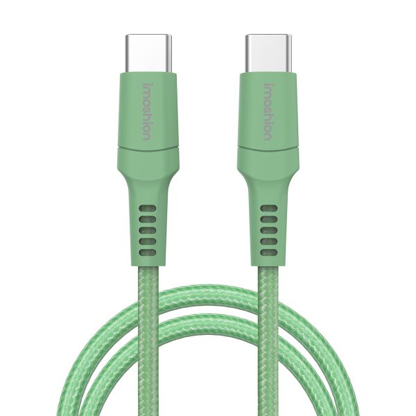 iMoshion Braided USB-C vers câble USB-C - 2 mètre - Vert