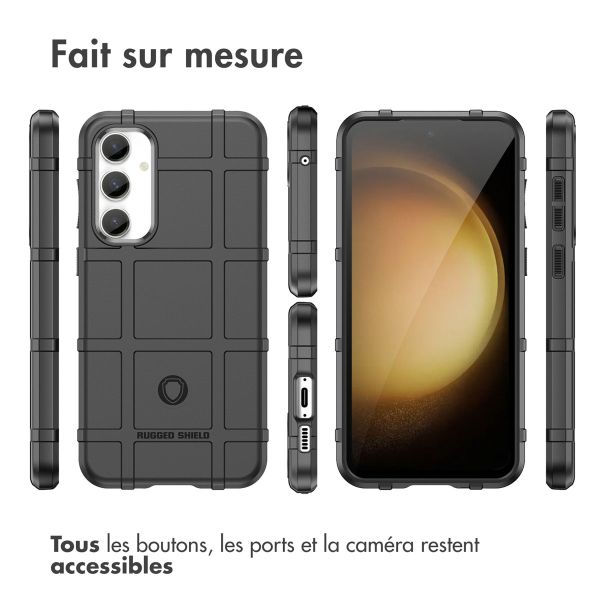 iMoshion Coque Arrière Rugged Shield Samsung Galaxy S23 FE - Noir