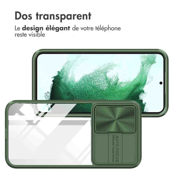 imoshion Coque arrière Camslider Samsung Galaxy S23 FE - Vert foncé