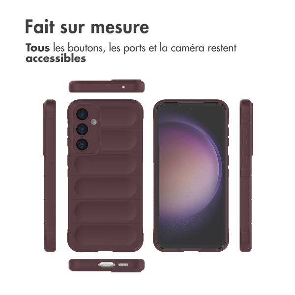 iMoshion EasyGrip Backcover Samsung Galaxy S23 FE - Aubergine