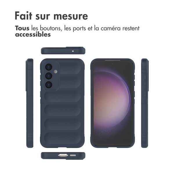 iMoshion EasyGrip Backcover Samsung Galaxy S23 FE - Brun foncé