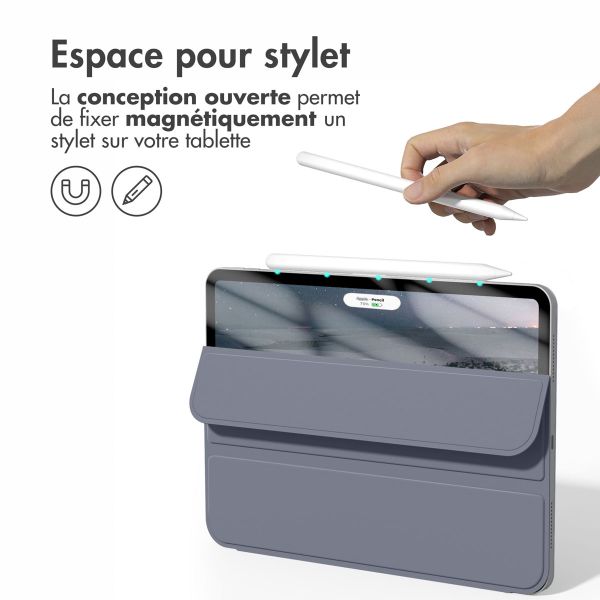 imoshion Magnetic etui de téléphone portefeuille iPad Pro 12.9 (2020 -2022) - Lavender