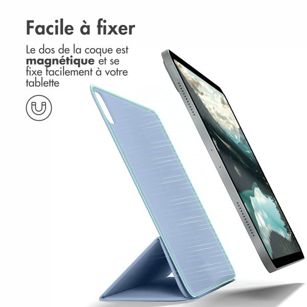 imoshion Magnetic etui de téléphone portefeuille iPad Pro 12.9 (2020 -2022) - Bleu clair