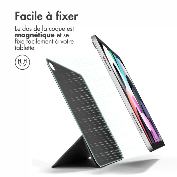 imoshion Magnetic etui de téléphone portefeuille iPad Air 11 pouces (2024) M2 / Air 5 (2022) / Air 4 (2020) - Noir