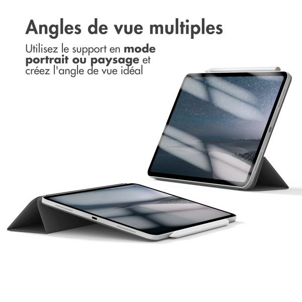 imoshion Magnetic etui de téléphone portefeuille iPad Air 11 pouces (2024) M2 / Air 5 (2022) / Air 4 (2020) - Noir