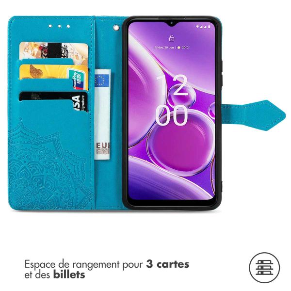 iMoshion Etui de téléphone portefeuille Mandala Nokia G42 - Turquoise