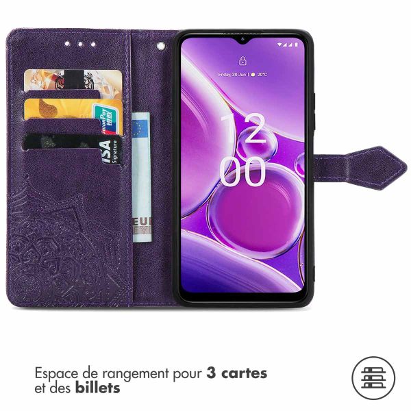 iMoshion Etui de téléphone portefeuille Mandala Nokia G42 - Violet