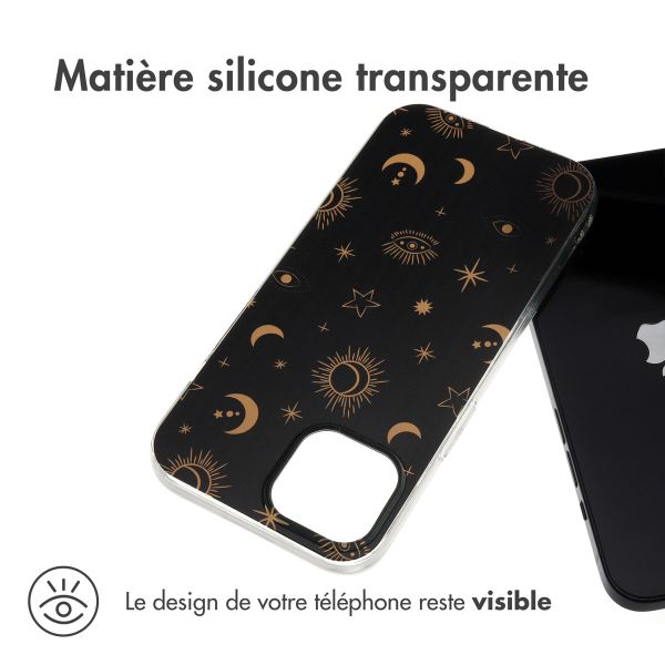 iMoshion Coque Design iPhone 15 - Sky Black