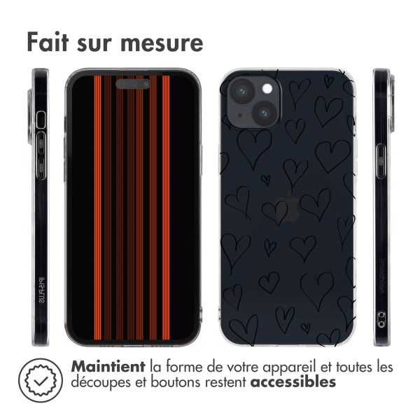 iMoshion Coque Design iPhone 15 Plus - Hearts