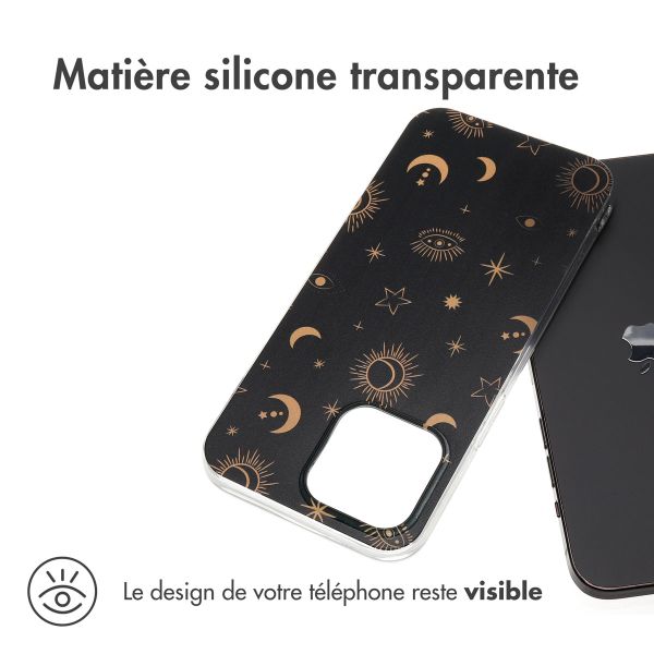 iMoshion Coque Design iPhone 15 Pro Max - Sky Black