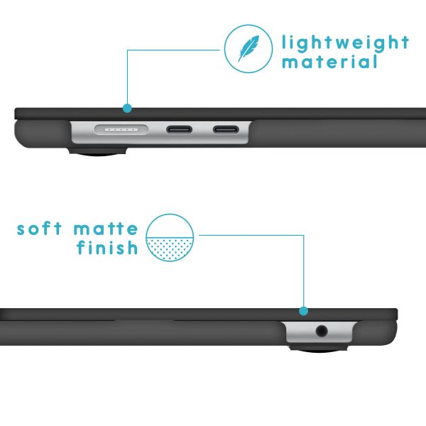 imoshion Coque Laptop MacBook Air 15 pouces (2023) / Air 15 pouces (2024) M3 chip - A2941 / A3114 - Noir