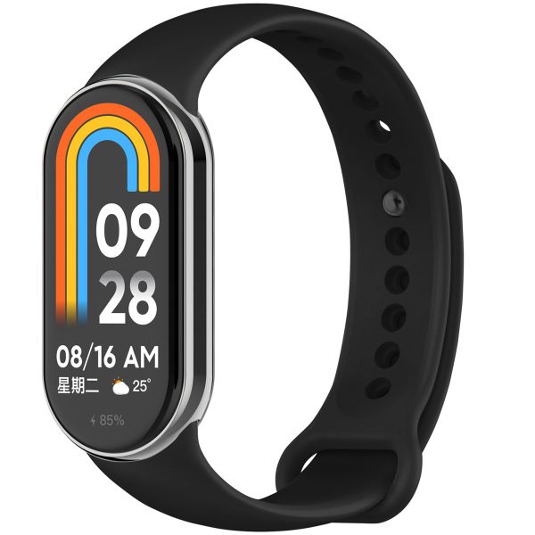 iMoshion Bracelet en silicone Xiaomi Smart Band 8 - Noir