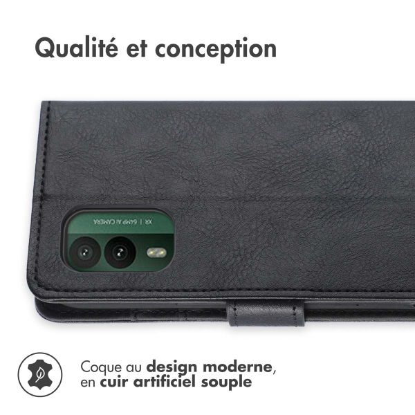 iMoshion Étui de téléphone portefeuille Luxe Nokia XR21 - Noir