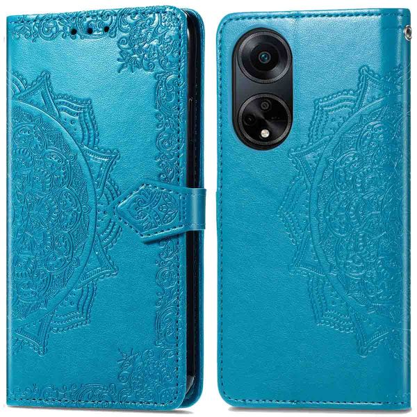 imoshion Etui de téléphone portefeuille Mandala Oppo A98 - Turquoise