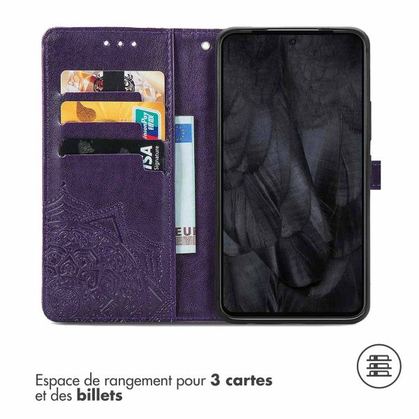 iMoshion Etui de téléphone portefeuille Mandala Google Pixel 8 Pro - Violet