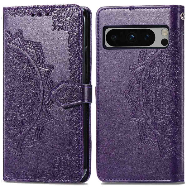 imoshion Etui de téléphone portefeuille Mandala Google Pixel 8 Pro - Violet