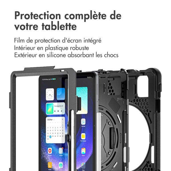 iMoshion Coque tablette avec dragonne Xiaomi Pad 6 / 6 Pro - Noir
