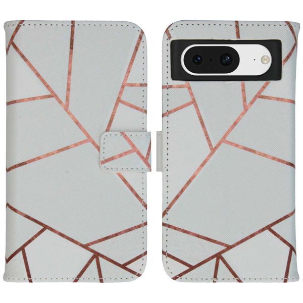 imoshion Coque silicone design Google Pixel 8 - White Graphic