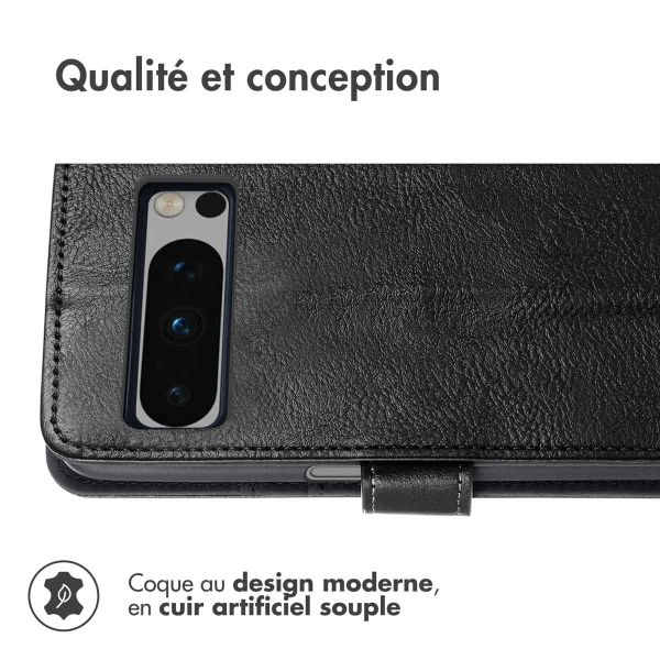 imoshion Étui de téléphone portefeuille Luxe Google Pixel 8 Pro - Noir