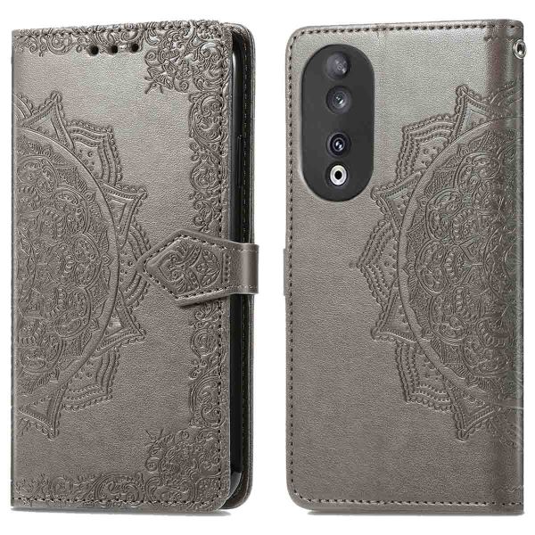 iMoshion Etui de téléphone portefeuille Mandala Honor 90 Pro - Gris