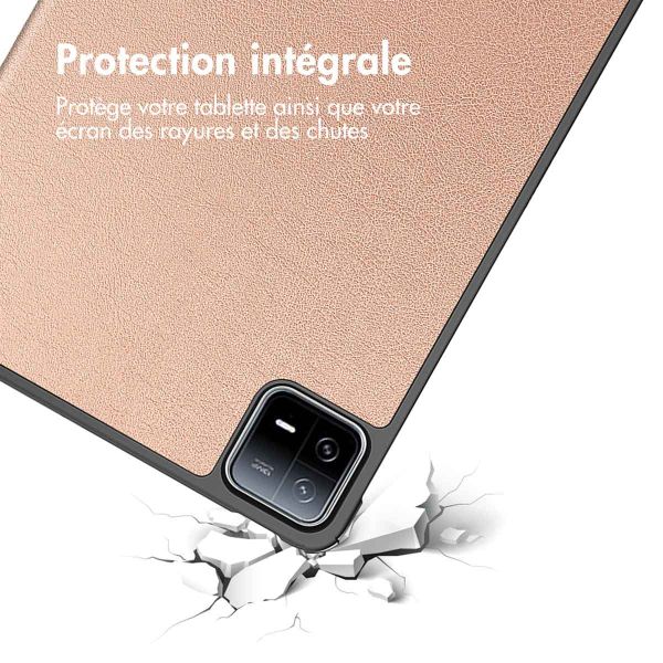 imoshion Coque tablette Trifold Xiaomi Pad 6 / 6 Pro - Rose Dorée