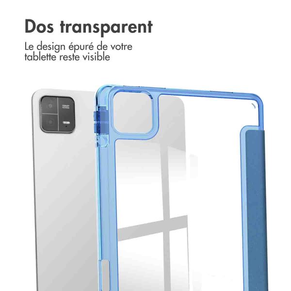 imoshion Coque tablette rigide Trifold Xiaomi Pad 6 / 6 Pro - Bleu