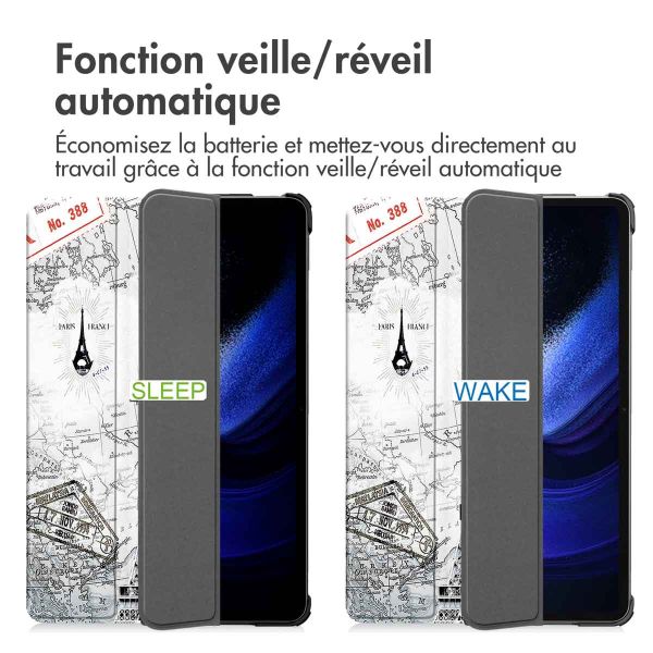 iMoshion Coque tablette Design Trifold Xiaomi Pad 6 / 6 Pro - Paris