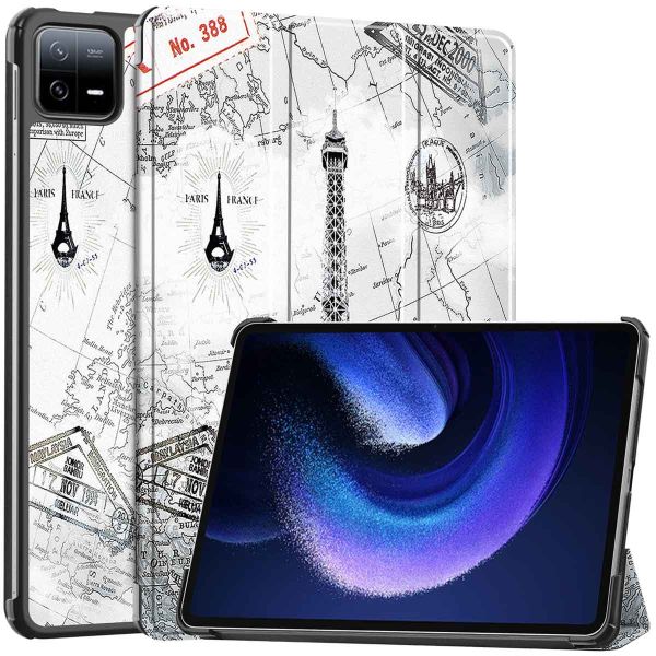 iMoshion Coque tablette Design Trifold Xiaomi Pad 6 / 6 Pro - Paris