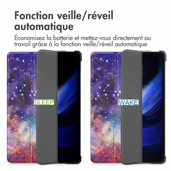 imoshion Coque tablette Design Trifold Xiaomi Pad 6 / 6 Pro - Space