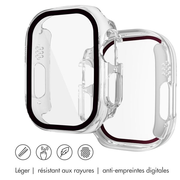 imoshion Coque rigide à couverture complète Apple Watch Ultra / Ultra 2 - 49 mm - Transparent