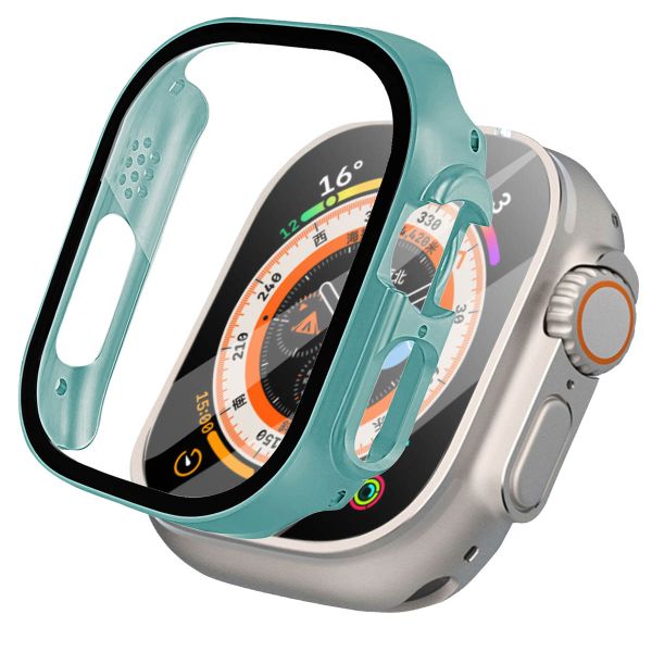 imoshion Coque rigide à couverture complète Apple Watch Ultra / Ultra 2 - 49 mm - Vert foncé