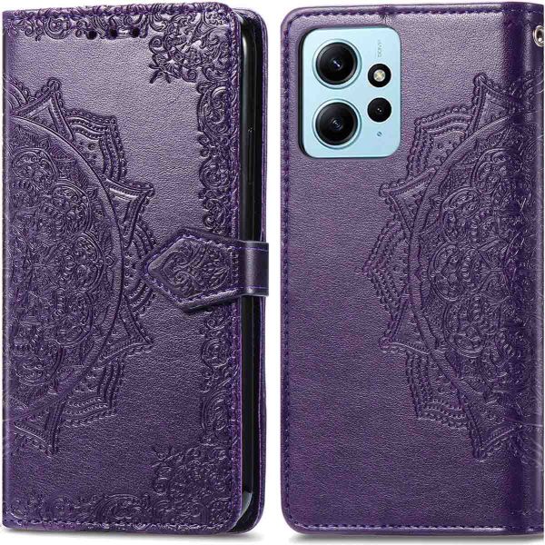 imoshion Etui de téléphone portefeuille Mandala Xiaomi Redmi Note 12 (4G) - Violet