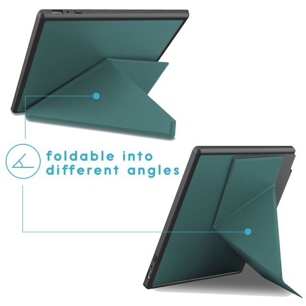 imoshion Étui de liseuse portefeuille Pliable Kobo Elipsa 2E - Vert Bleu foncé