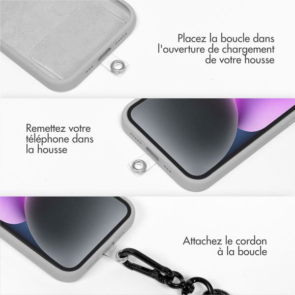 iMoshion ﻿Cordon de téléphone universel taille unique - Gris foncé