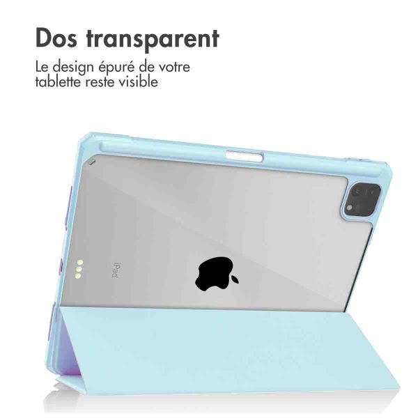 imoshion Coque tablette rigide Trifold iPad Pro 11 (2018/2020/2021/2022) - Bleu clair