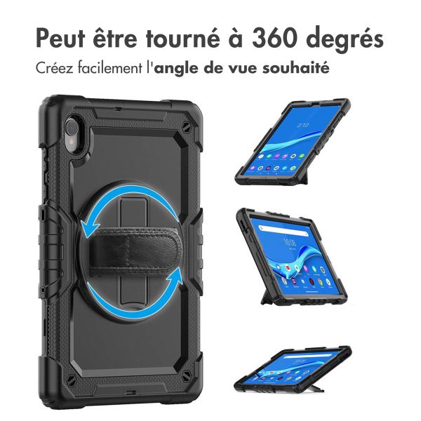 imoshion Coque tablette avec dragonne et bandoulière Lenovo M10 Plus / M10 FHD Plus - Noir