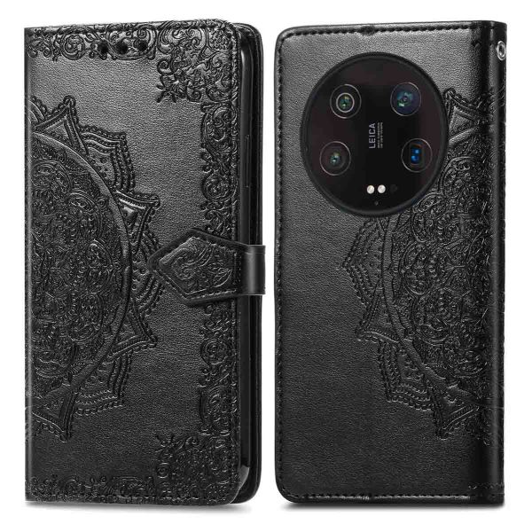 iMoshion Etui de téléphone portefeuille Mandala Xiaomi 13 Ultra - Noir