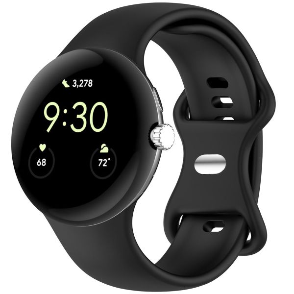 iMoshion Bracelet en silicone Google Pixel Watch / Watch 2 - Taille S - Noir