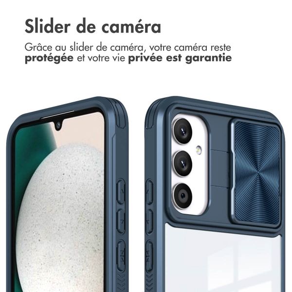 iMoshion Coque arrière Camslider Samsung Galaxy A34 (5G) - Bleu foncé