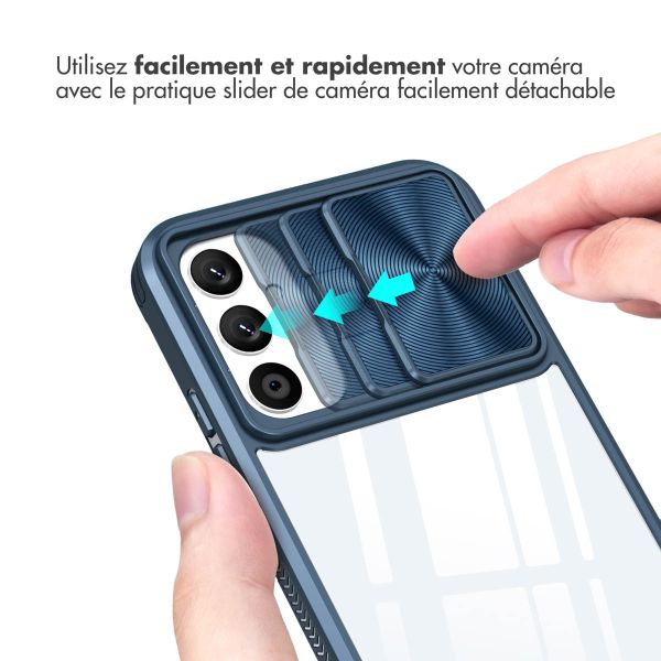 imoshion Coque arrière Camslider Samsung Galaxy A34 (5G) - Bleu foncé